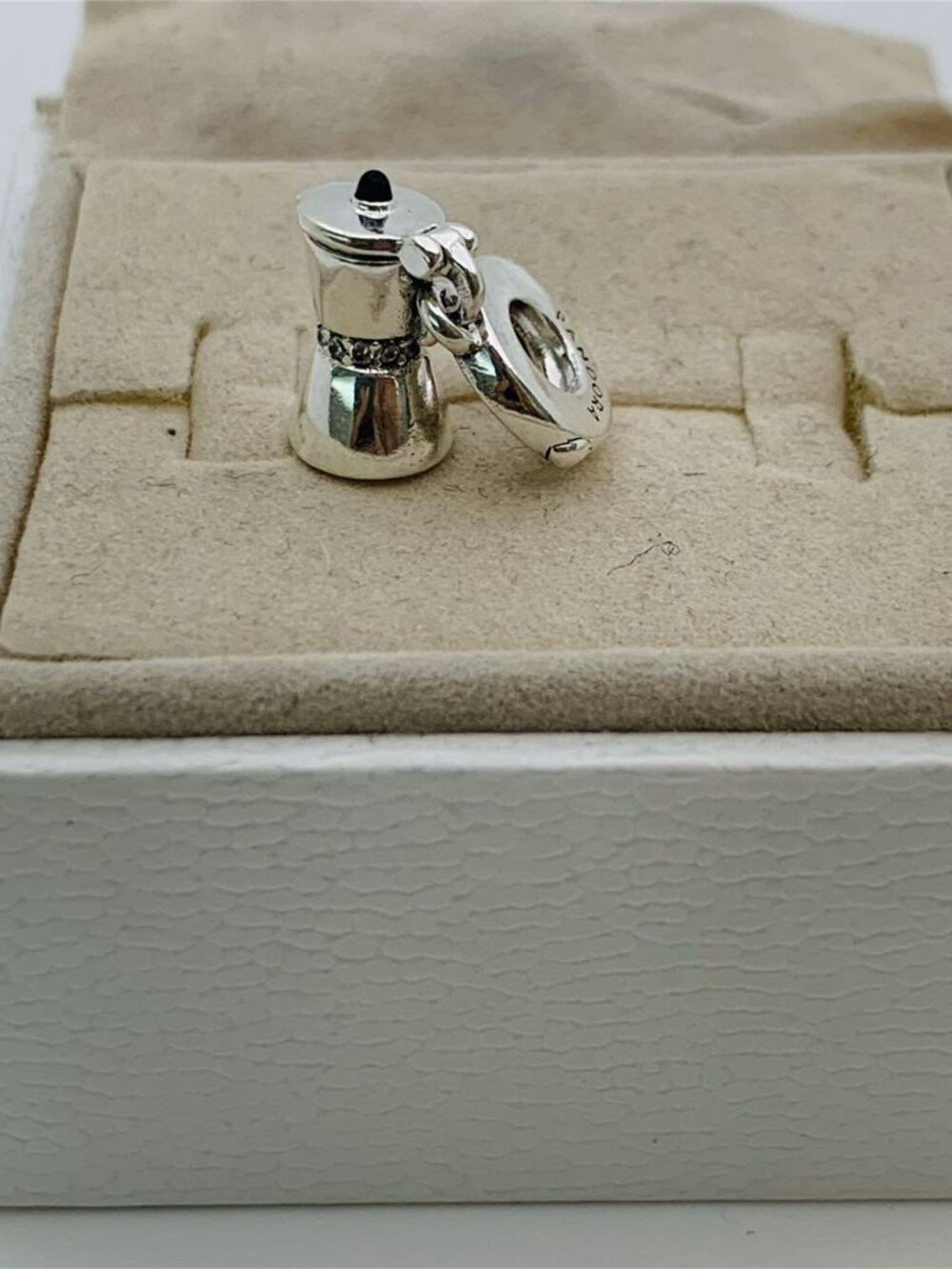 ✨🔥Pandora Moka Coffee Pot Dangle Charm